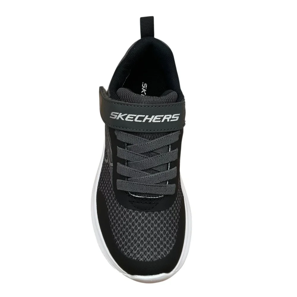 Skechers Squad Little Boys Slip-on Sneakers Size 13 Gray Charcoal Black Shoes